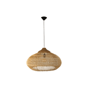 Hanglamp Rotan - 65x65x40 - Natuurlijk - Rotan/teak - Hanglamp Rotan - 65x65x40 - Natuurlijk - Rotan/teak -