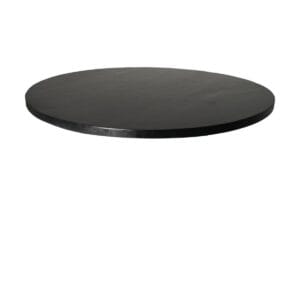 Rond tafelblad - ø140x3.8 - Zwart - Mangohout -