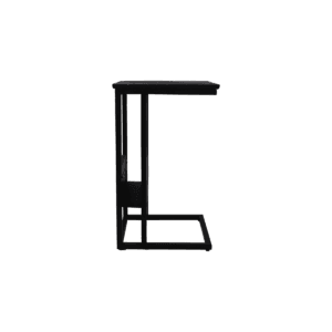 Bijzettafel Verona - 30x38x65 - Zwart - Mangohout/ijzer - Bijzettafel Verona - 30x38x65 - Zwart - Mangohout/ijzer -