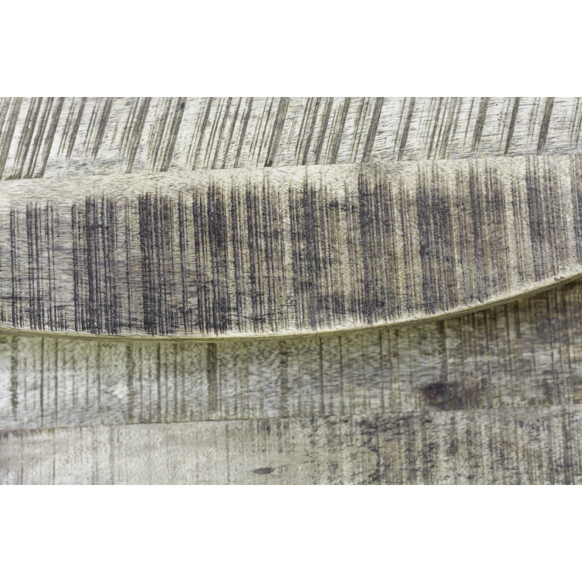 2-Delige salontafelset Dexter - ø60 cm - mangohout/ijzer