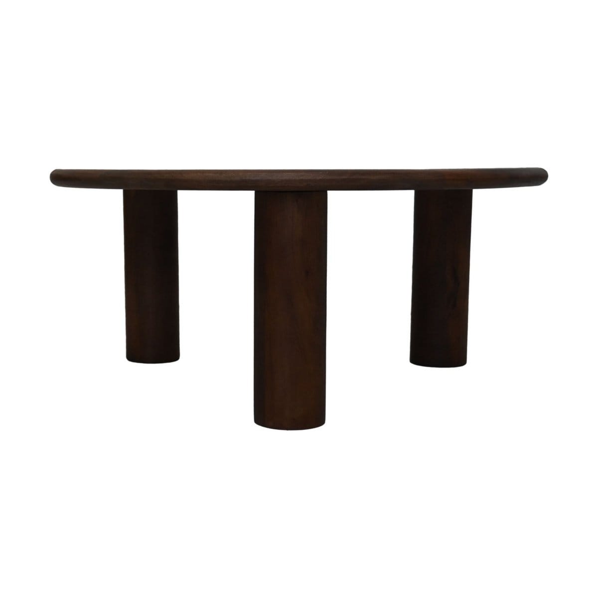 Salontafel Rond - 80x80x35 - bruin - Mangohout