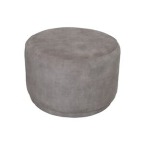 Poof Otto - 55x55x40 - Wit - Adore 01 - Fluweel