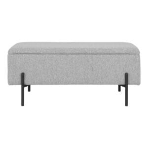 Watford Bank - Grijs, 36,5x95x46 cm -