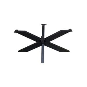 HSM Collectie-SalonTafelonderstel Spider-90*60*40 (80x40mm)-Zwart-Metaal - HSM Collectie-SalonTafelonderstel Spider-90*60*40 (80x40mm)-Zwart-Metaal -